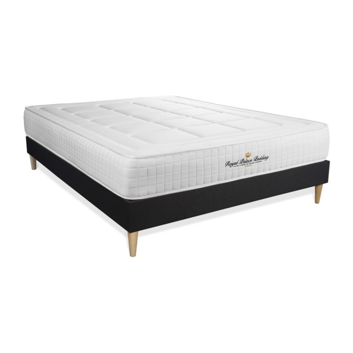 Ensemble 2p - Matelas Mémoire de forme - 24cm - Confort : Ferme - Balmoral