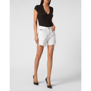 PHILIPP PLEIN Pantalones cortos vaqueros