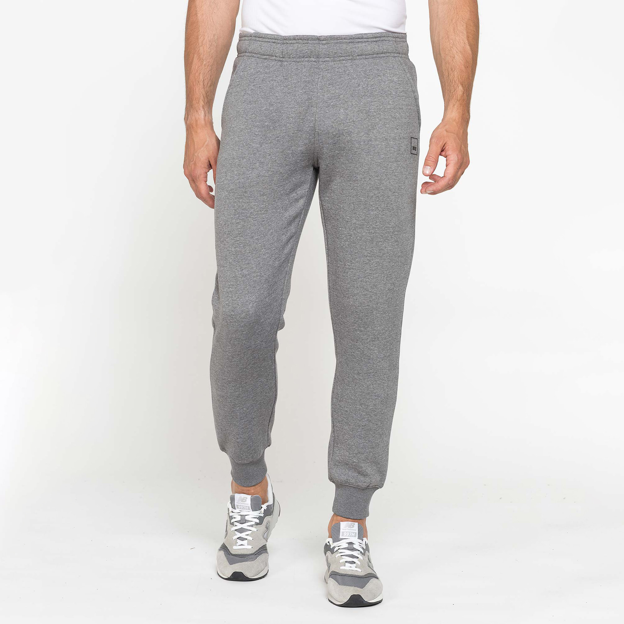 PANTALONE IN FELPA PESANTE CON ELASTICO IN VITA