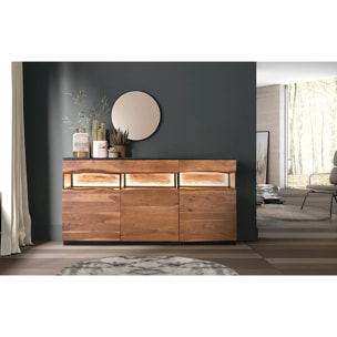 Aparador de Madera de Acacia Estilo Rústico Moderno