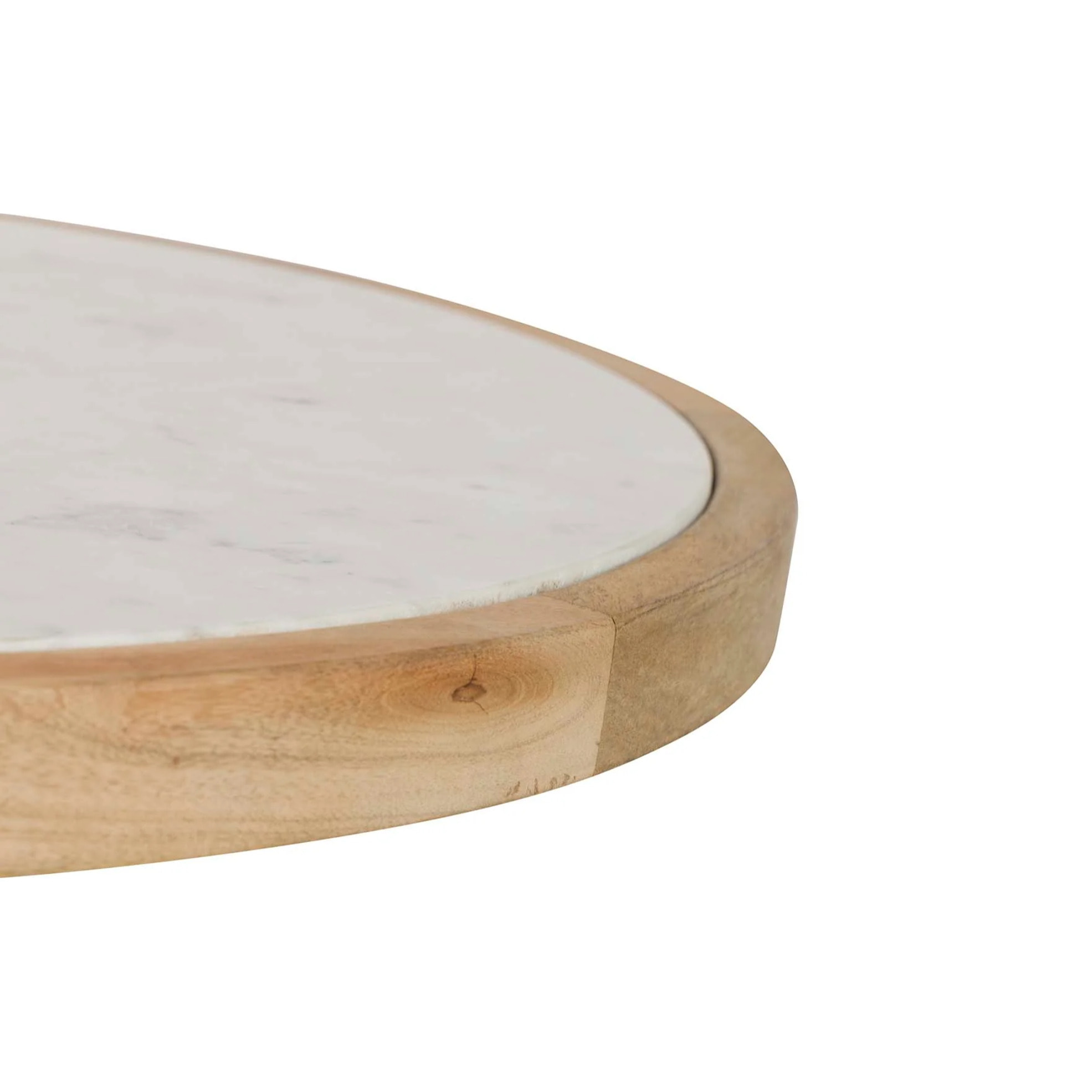 Mesa Comedor Madera Mango Mármol 70x70x75 Cm