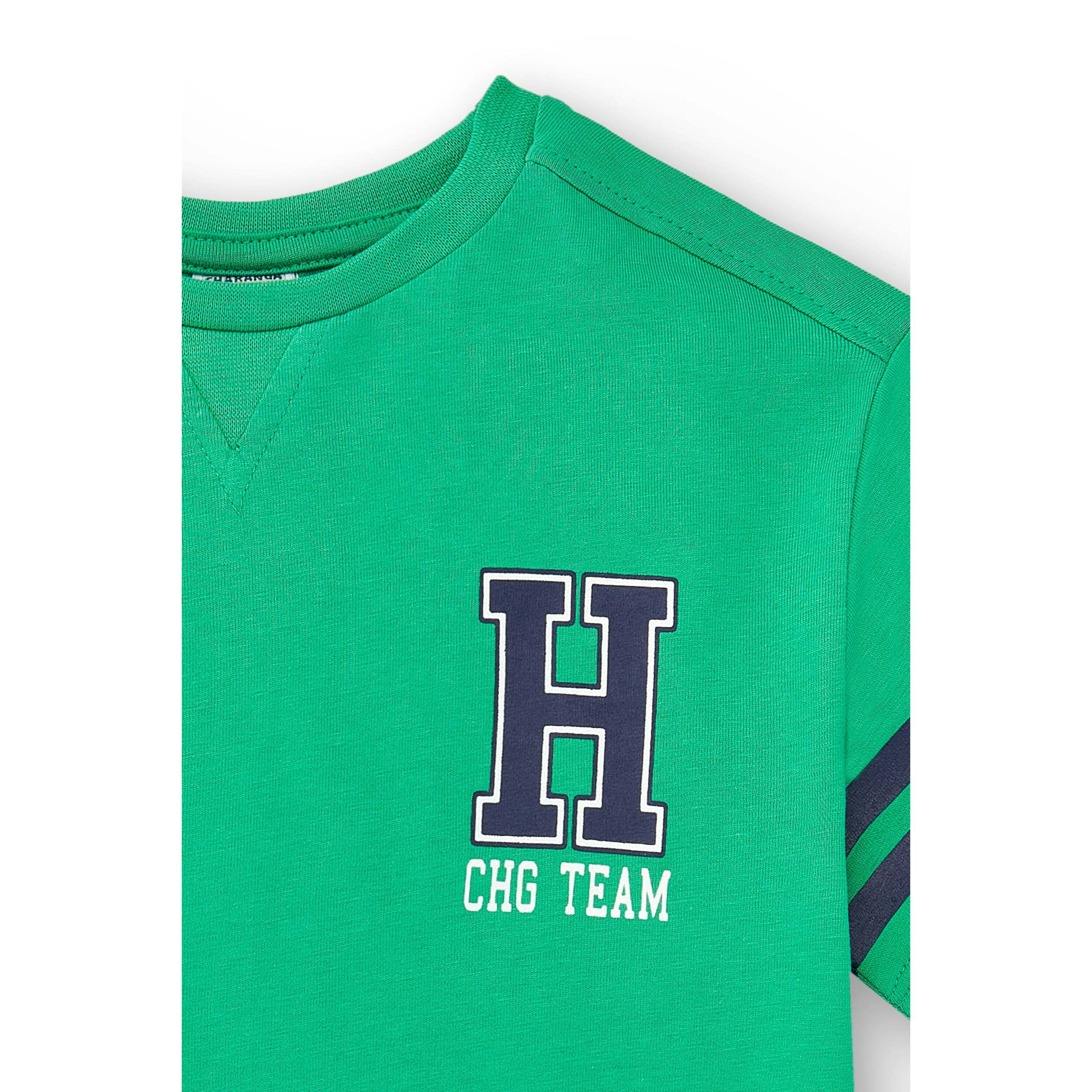 Camiseta de niño verde