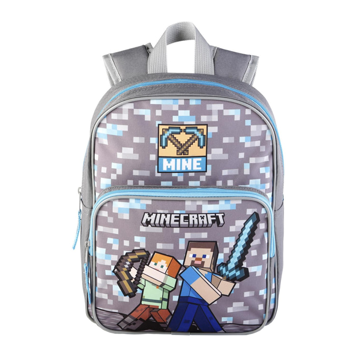 Minecraft Warriors mochila pre escolar.