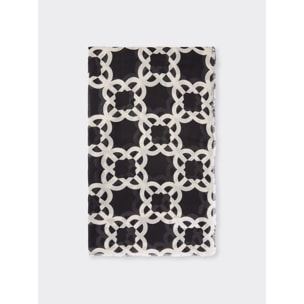 Elena Mirò - Estola estampada - Negro