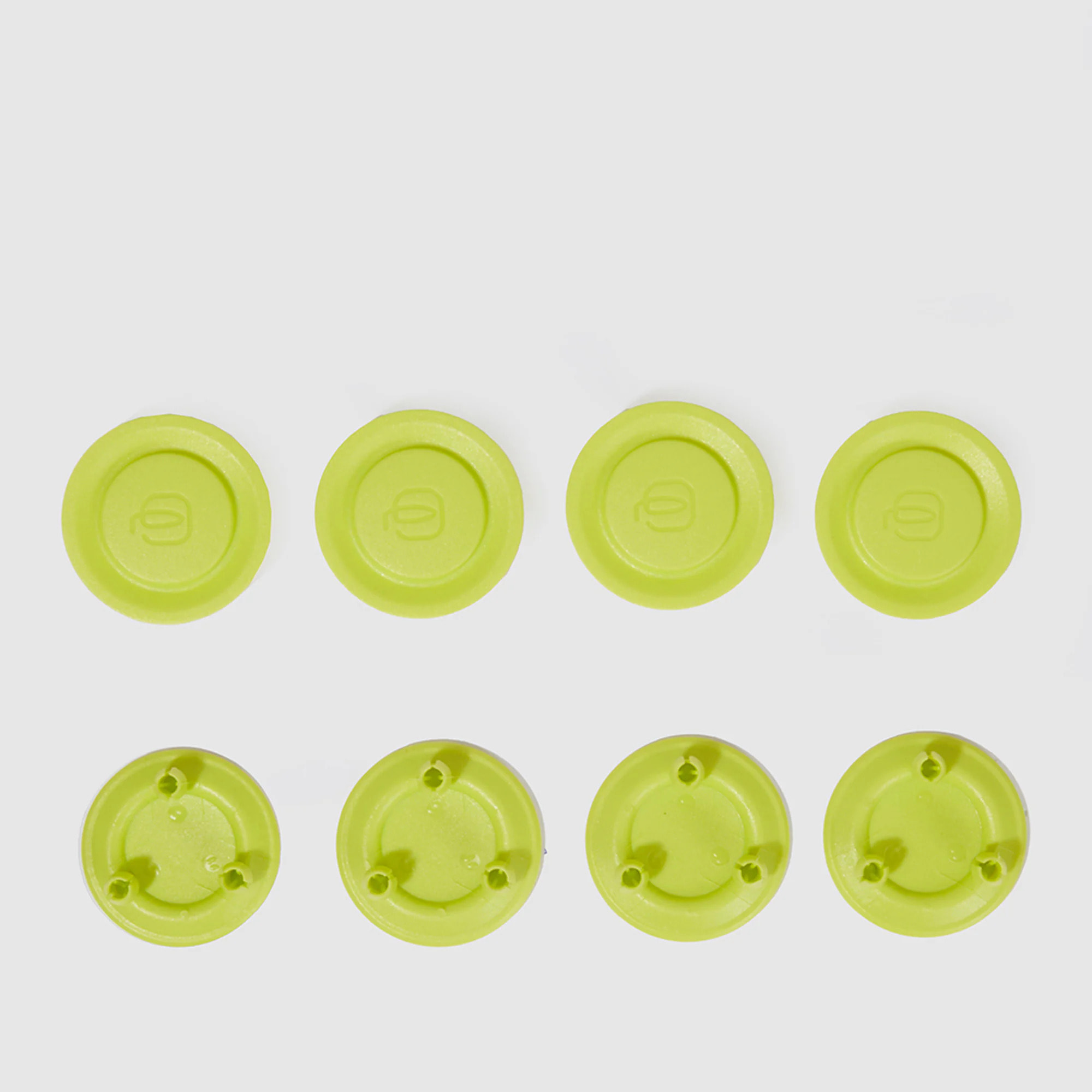 Piquadro Set of 8 wheel caps in assorted colours