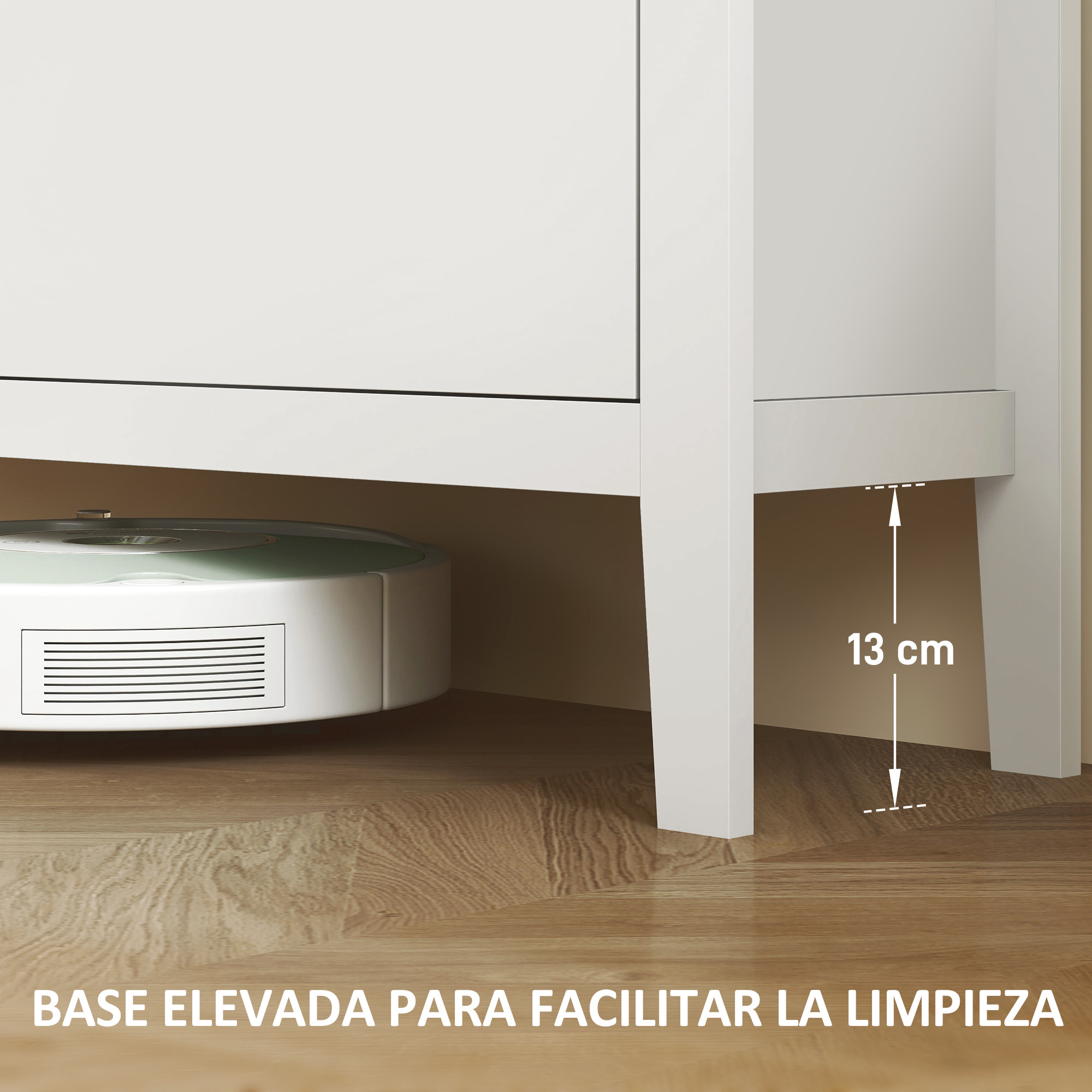 Mueble Zapatero Estrecho Zapatero Entrada Recibidor con 4 Cajones Abatibles Estantes Ajustables y Tiradores de PU para 20 Pares de Zapatos para Pasillo 105x24x95,5 cm Blanco