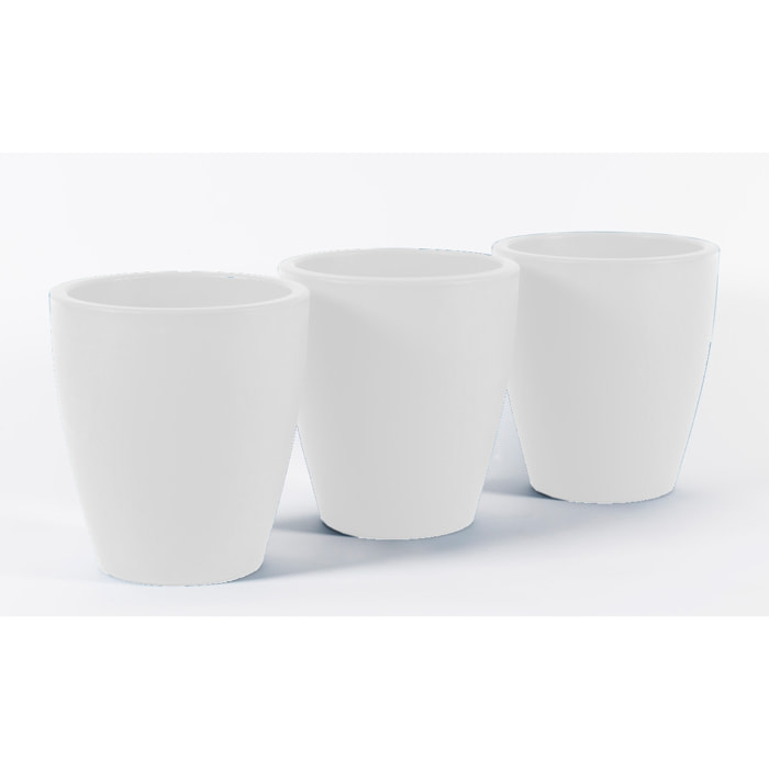 TOMASUCCI Vaso per esterno/interno SUNSET 30 WHITE - NEW GARDEN Bianco