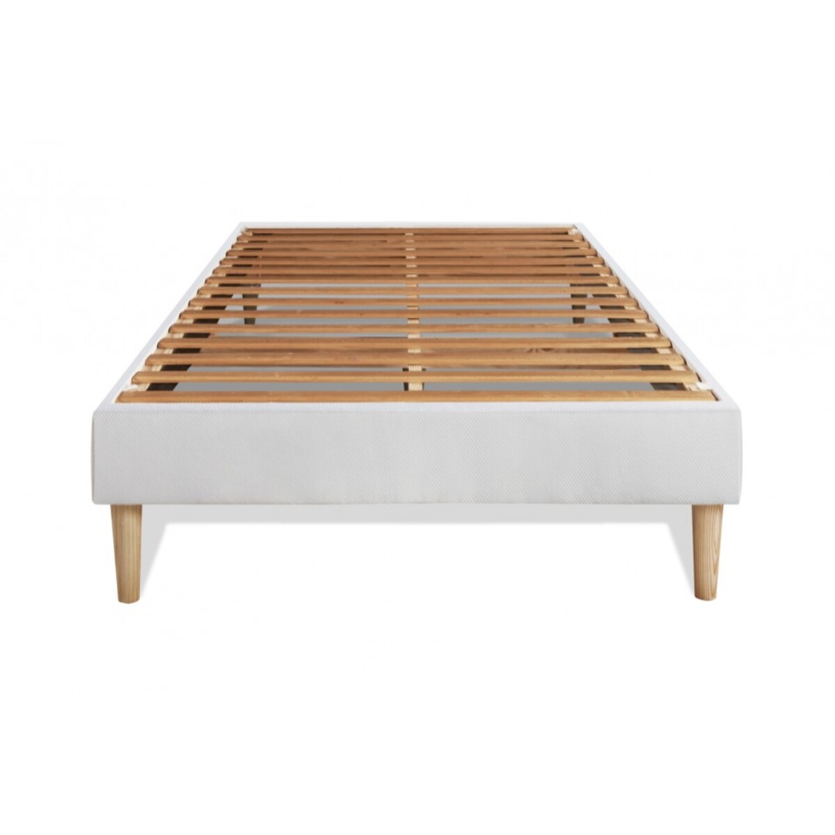 Ensemble LE COSY - Mémoire de forme - Ep. 30 + sommier kit Blanc