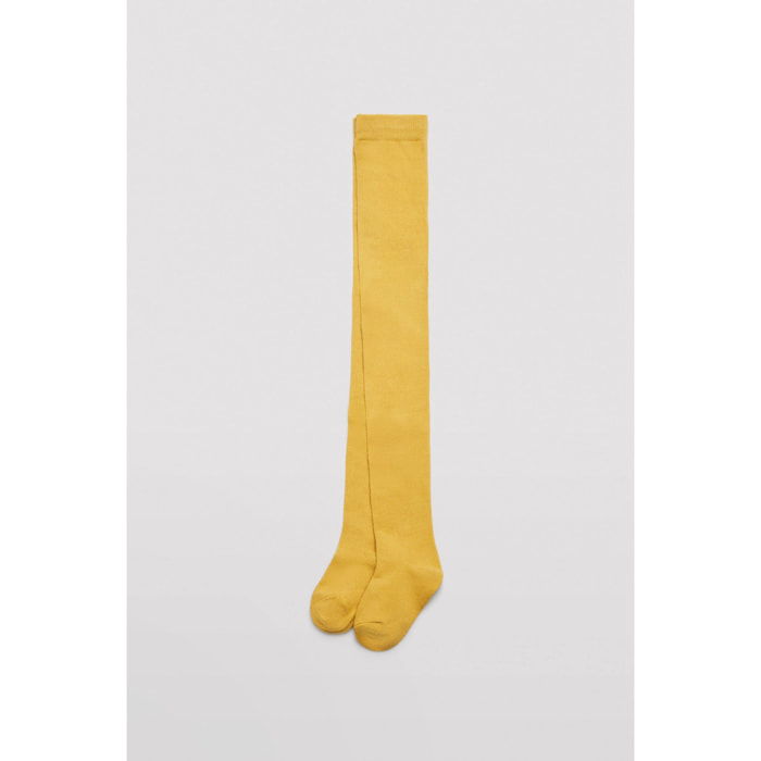 Collant classico giallo senape per neonato