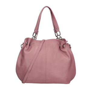 Borsa a spalla da Donna Charlotta in Vera Pelle Made in Italy 30x38x12 cm