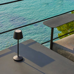 Lampe de table sans fil EMILY Noir H25cm