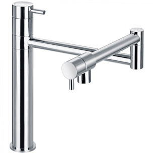 PAINI Mitigeur cuisine Cox Rodeo articulé Bec haut chrome douchette extractible