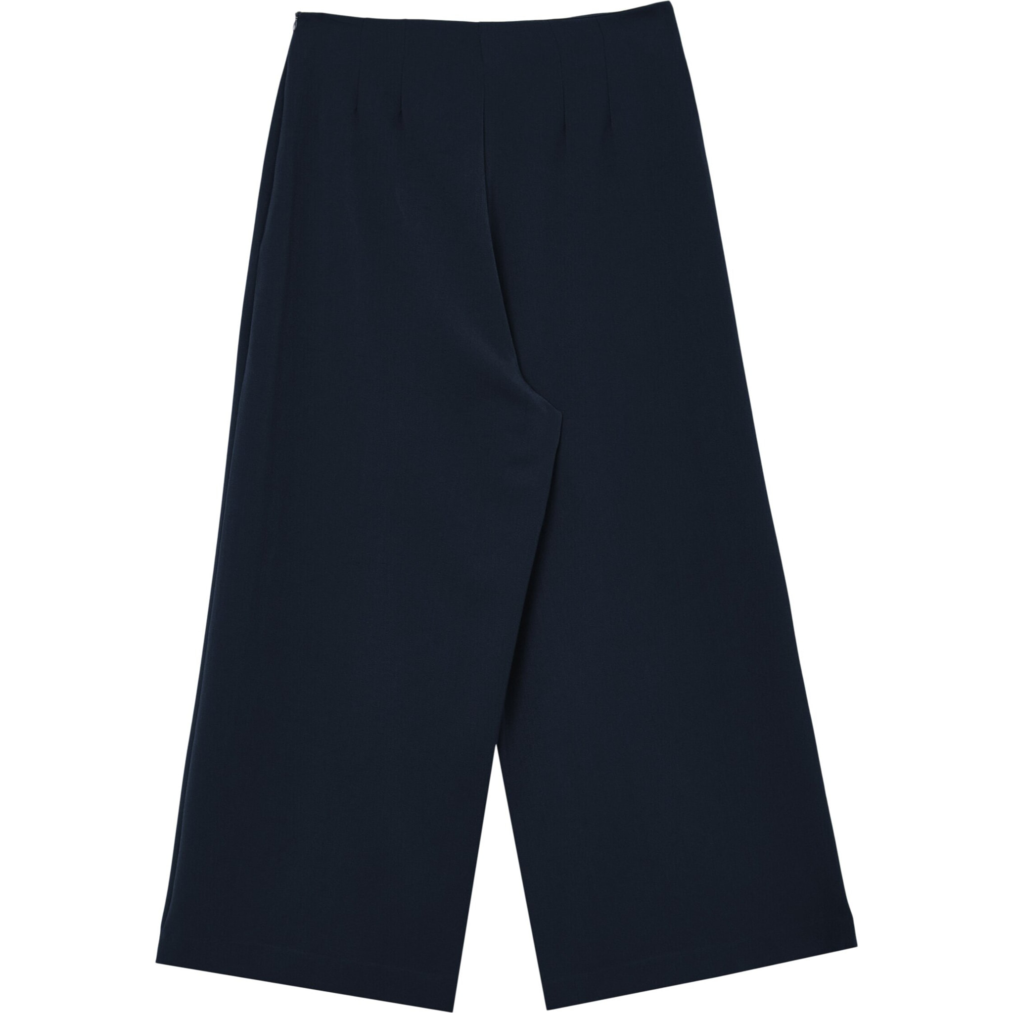 Pantalone culotte con pieghe