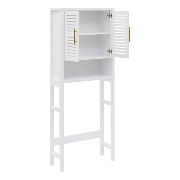 Meuble WC Orea rectangulaire 25x67cm blanc