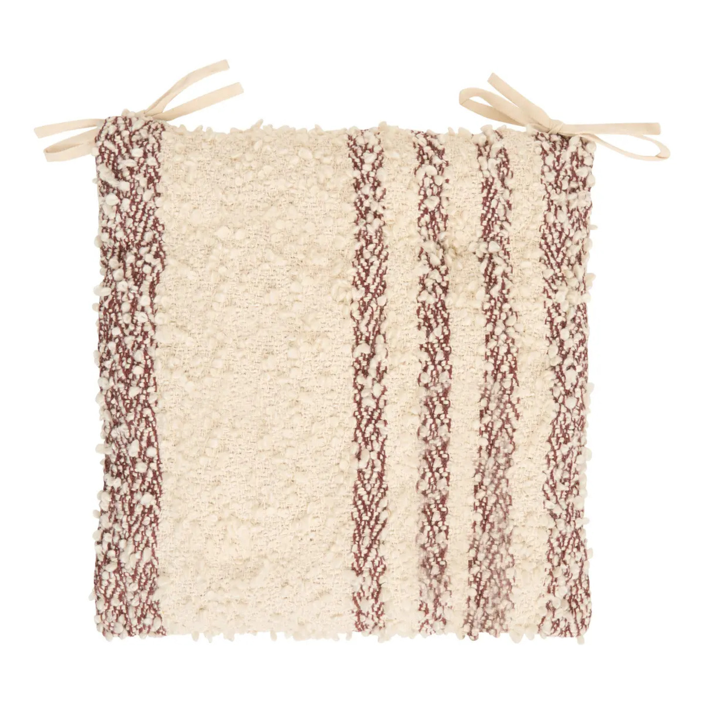 Galette Beryl carré 38x38cm marron