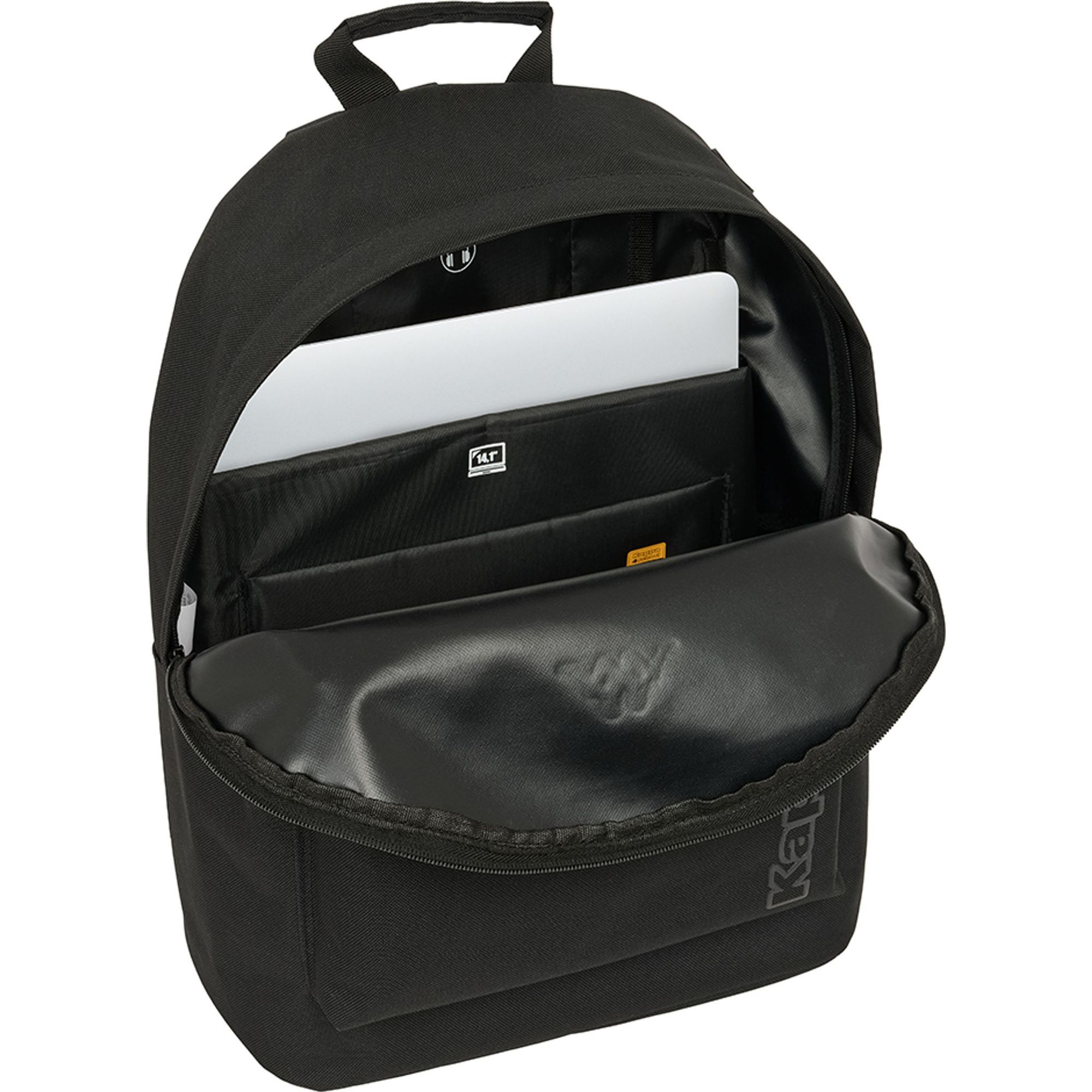 Mochila para portatil 14,1" kappa basics "negro"