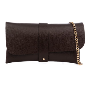 Auronzo borsa a tracolla donna. Pelle autentica finitura Dollaro.