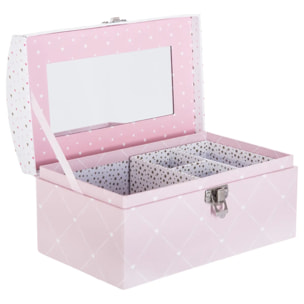 Boîte enfant "Demoiselle" rose 20x12cm