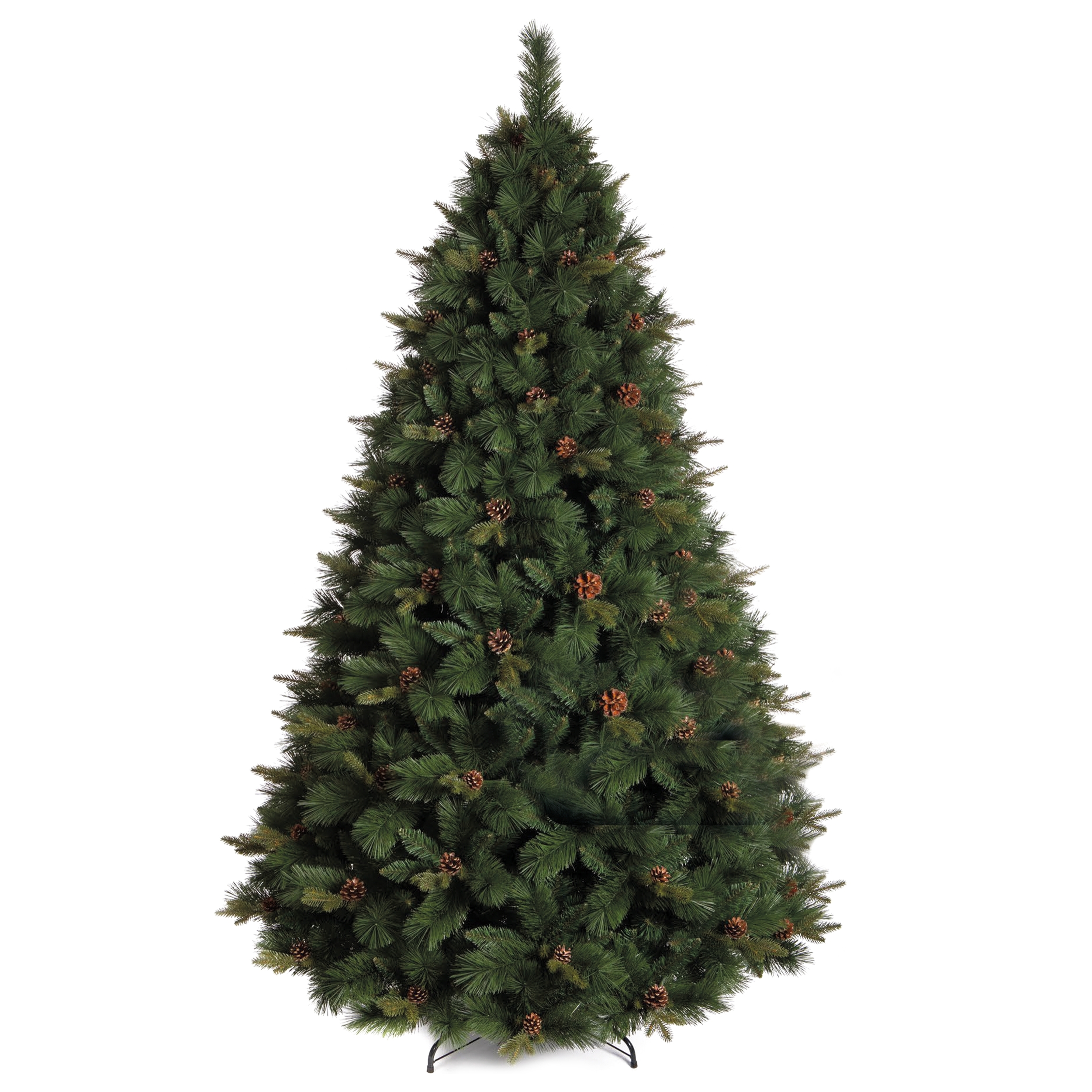 Albero Di Natale "Natural Pine" - Altezza 180cm - Albero Realistico in PE + PVC - Extra Folto con 750 Rami