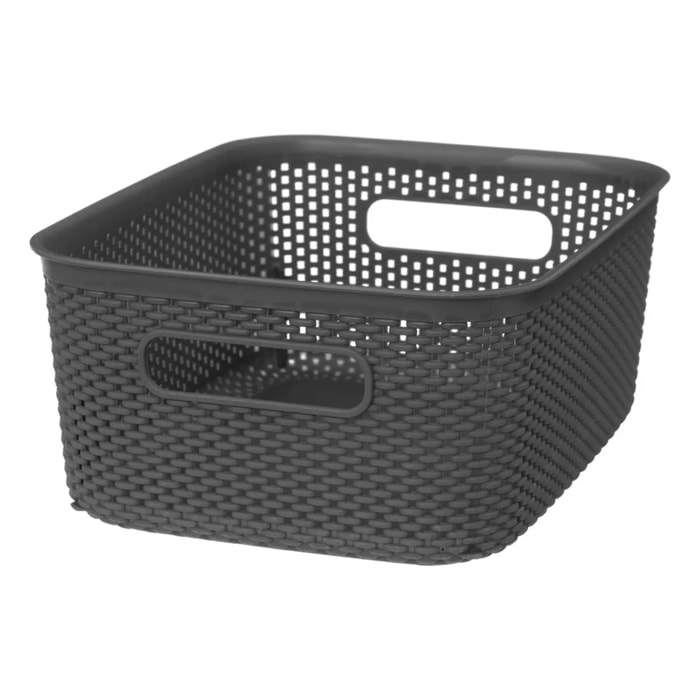 Panier en crochet Crochy 4L gris
