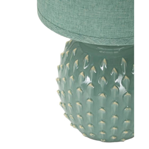 LAMPADA DA COMODINO PONTUS TURCHESE CM Ø 14X27