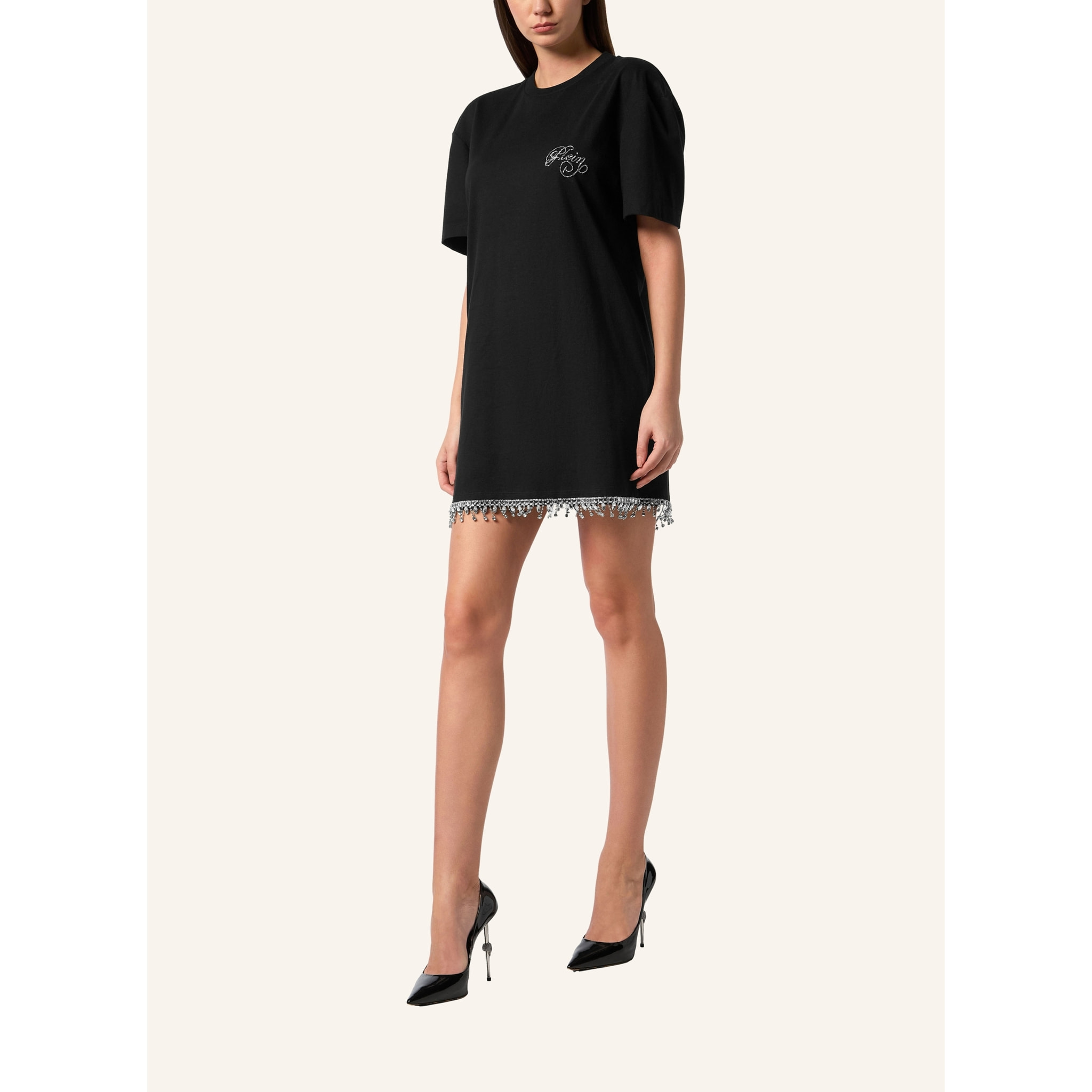 PHILIPP PLEIN T-Shirt Short Dresses SIGNATURE