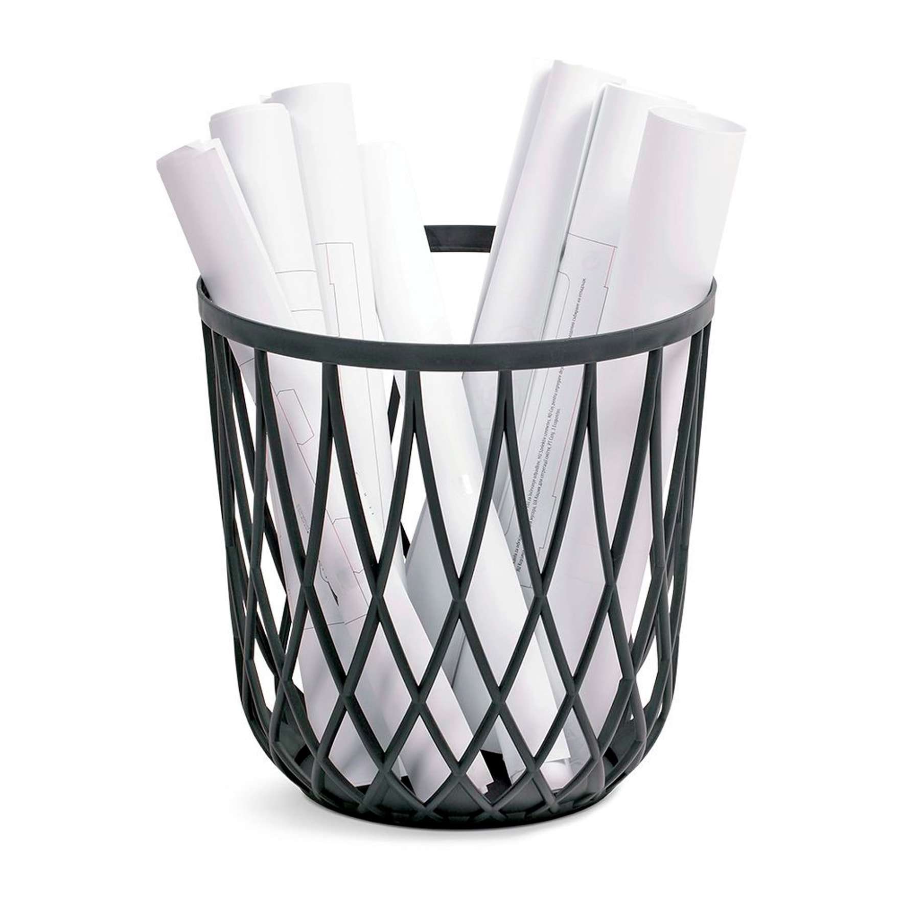 Cesta multifuncional 35l prosperplast uniqubo de plastico en color antracita 39 (largo) x 39 (ancho) x 40 (alto) cm