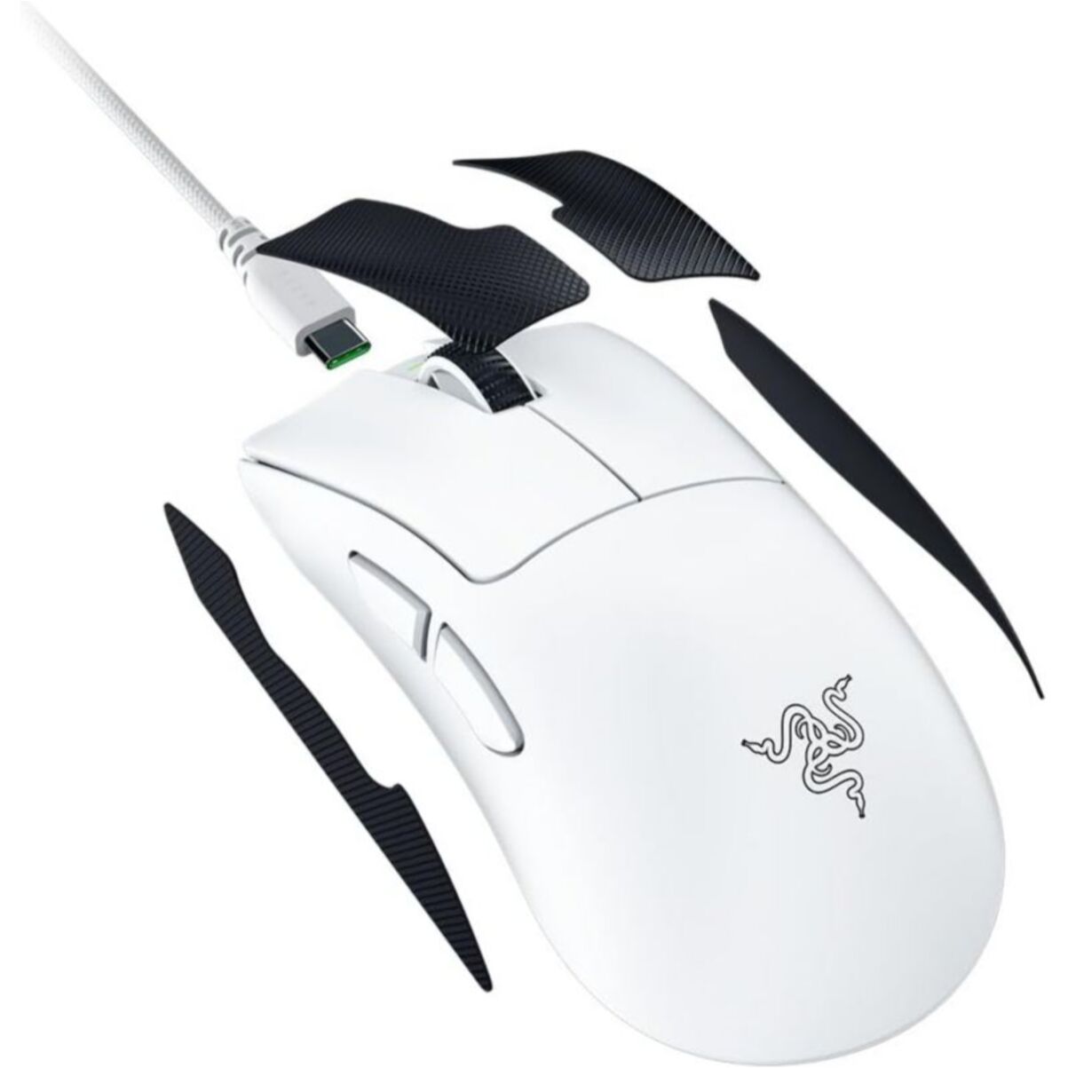Souris Gamer Sans Fil RAZER DEATHADDER V4 PRO BLANC