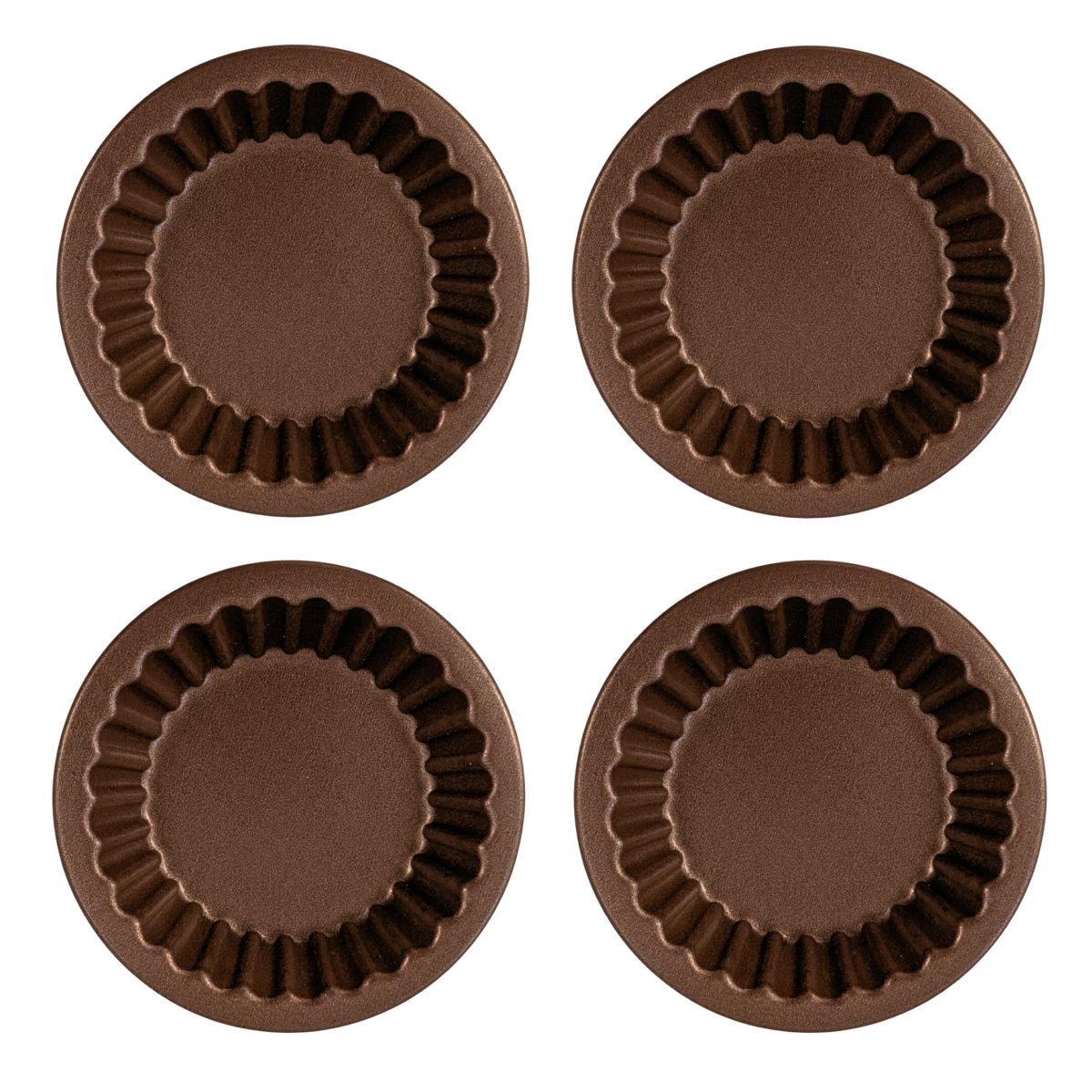 Dolce - Set 4 moules Tartelettes