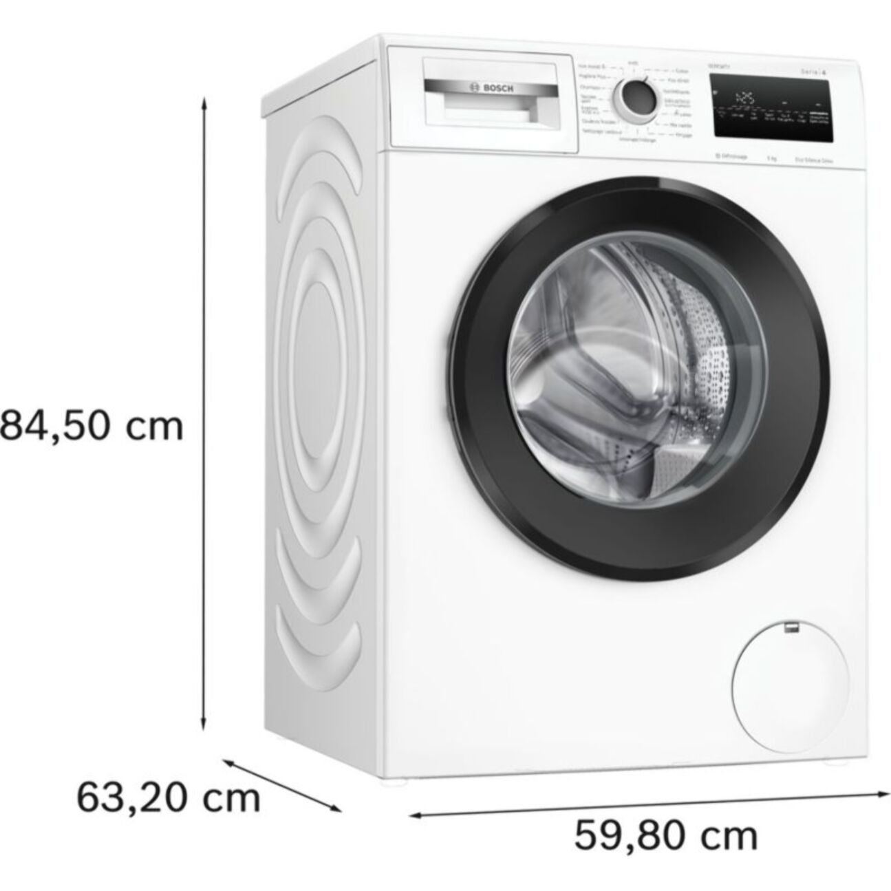 Lave linge hublot BOSCH WAN2823QFR, Speed Perfect, Iron Assist