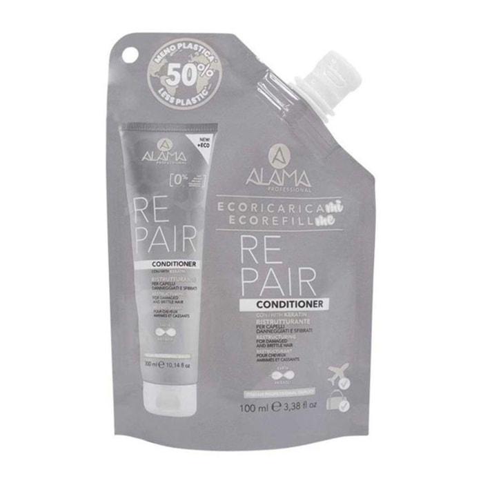 Acondicionador reparador profesional ALAMA Eco Refill Reestructurante 100 ml