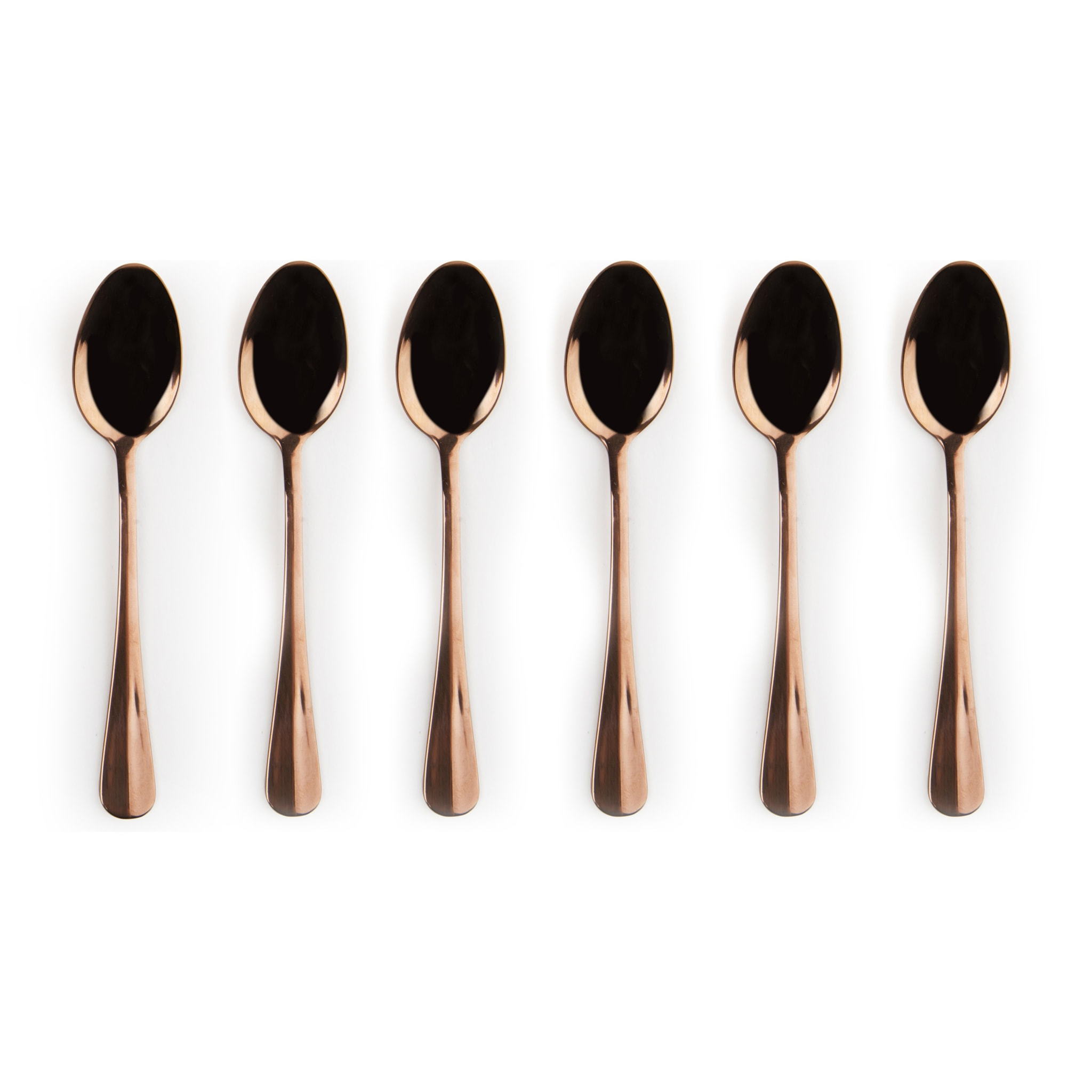 Set 6 Cucchiaini Caffè Excelsa – Copper, Acciaio Ramato