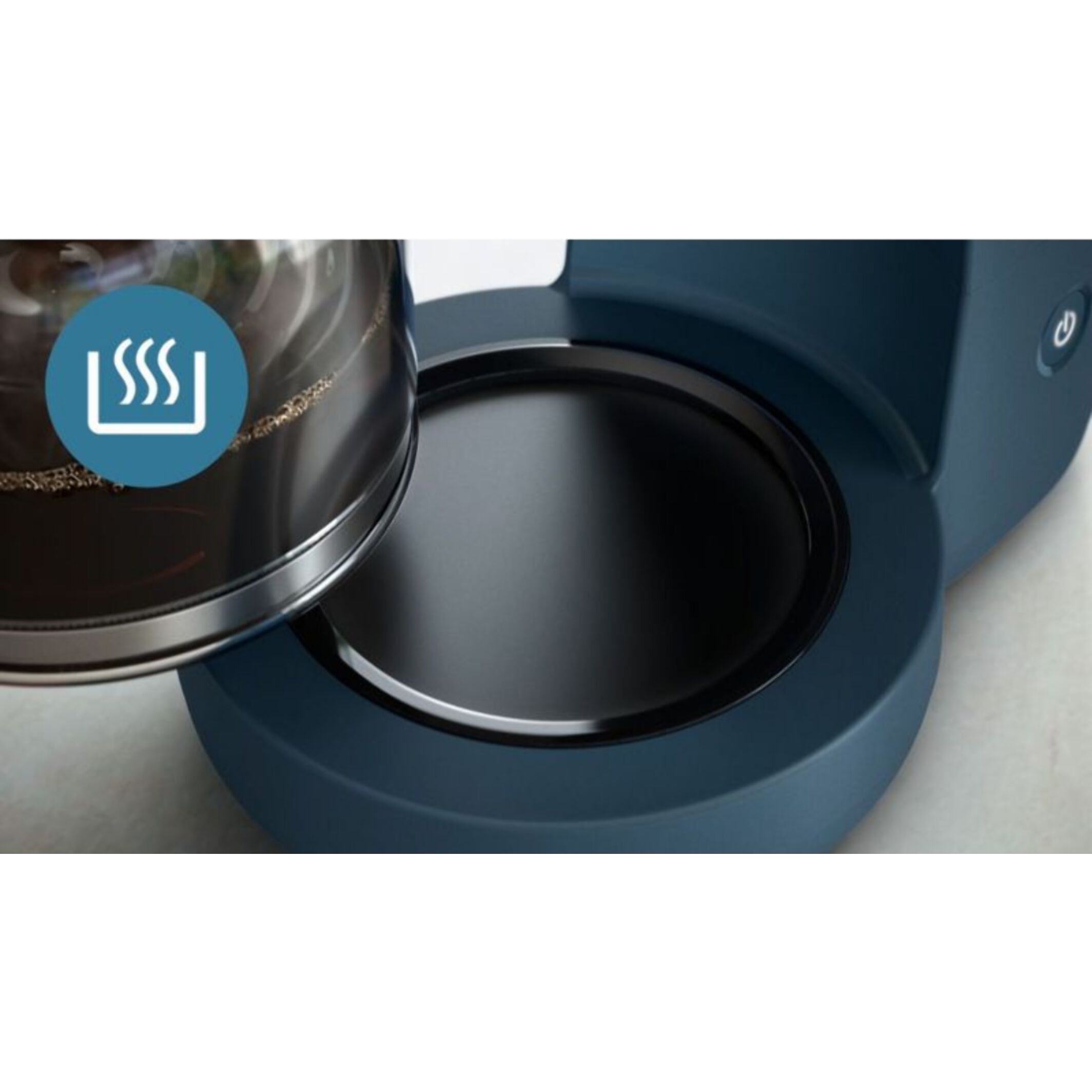 Cafetière filtre PHILIPS HD7411/70 Cafetière bleue Série 3000, 1.25L, 1000W