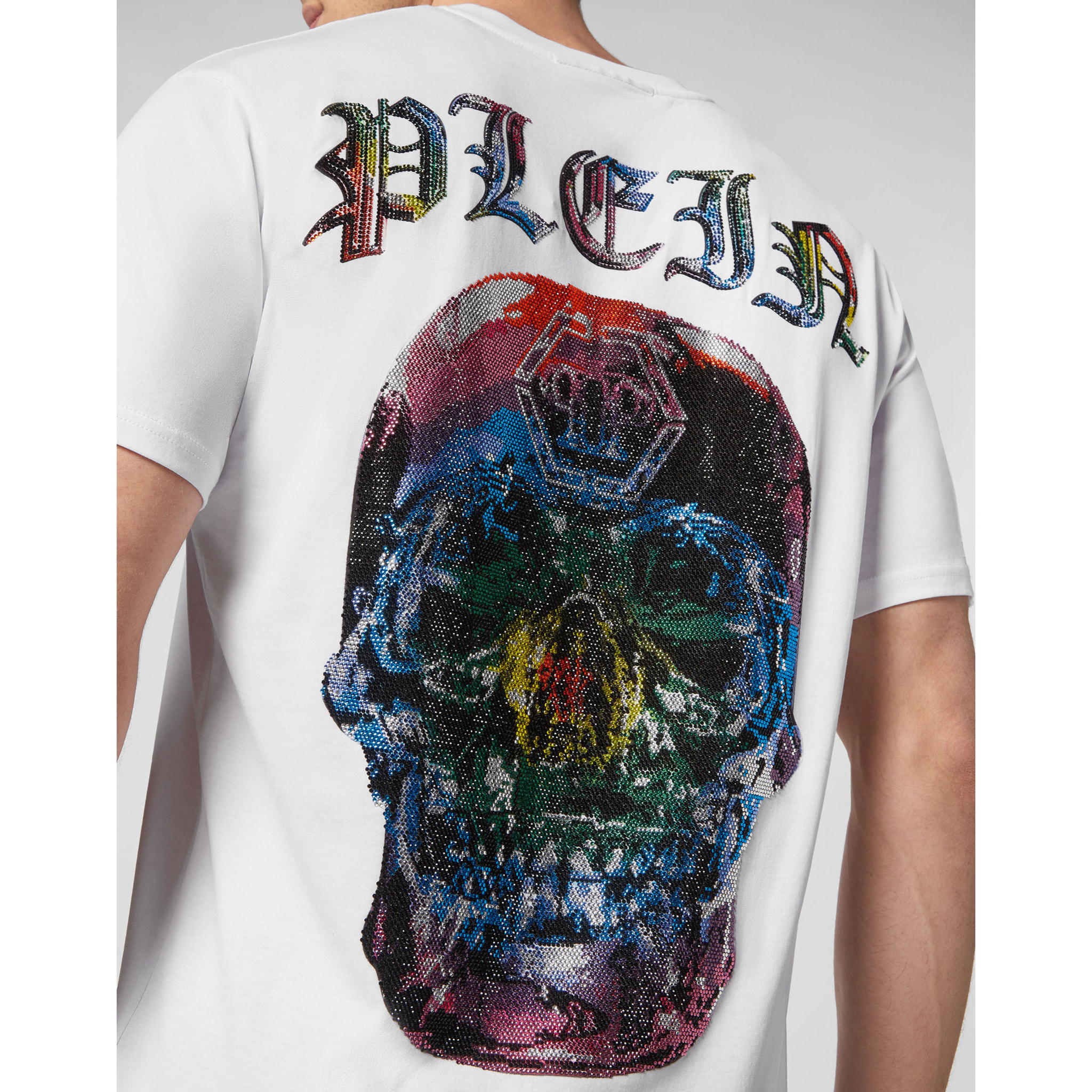 PHILIPP PLEIN Camiseta Cuello Redondo SKULL
