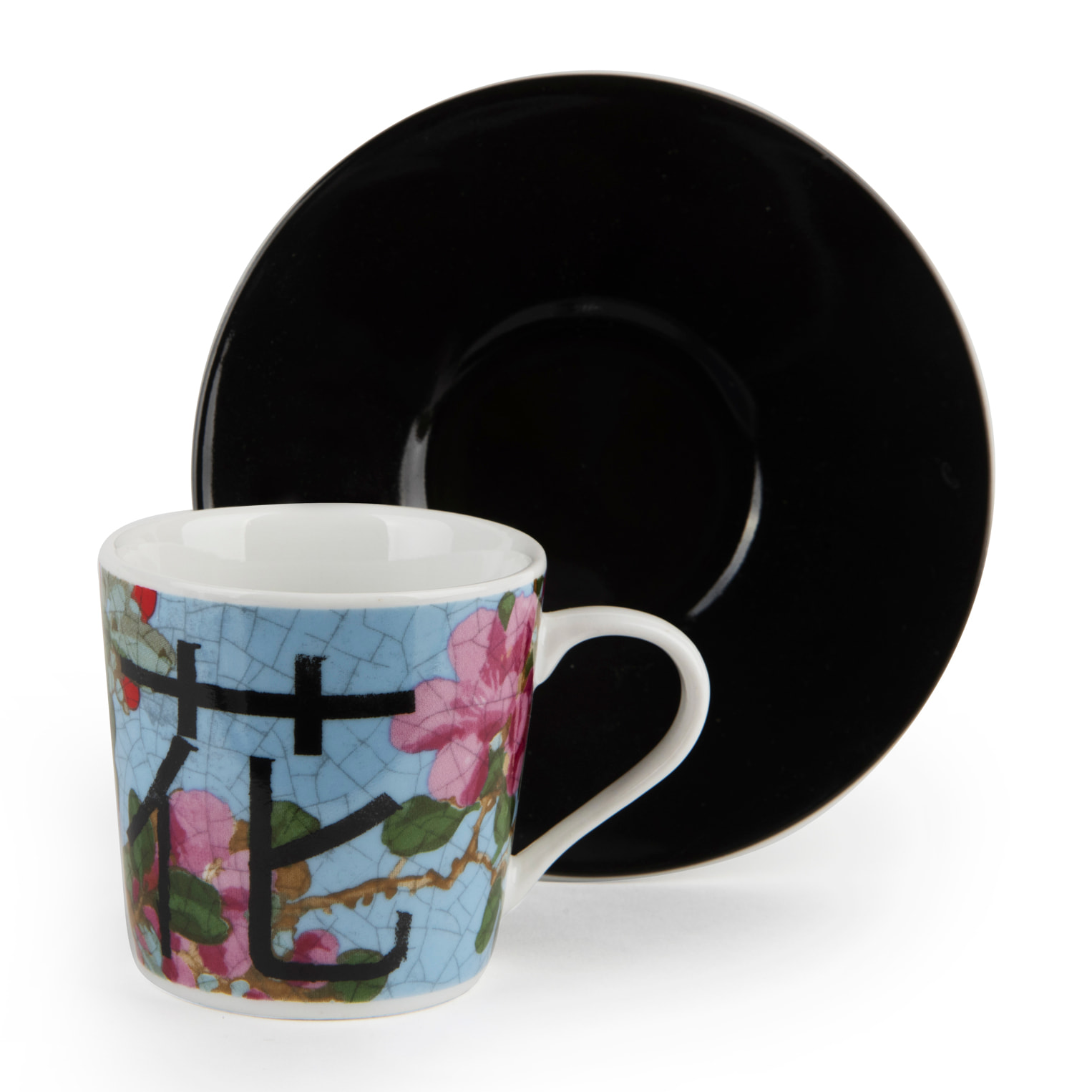 Set de 6 Tasses à Café avec Soucoupe Excelsa – Furisode, Porcelaine Multicolore