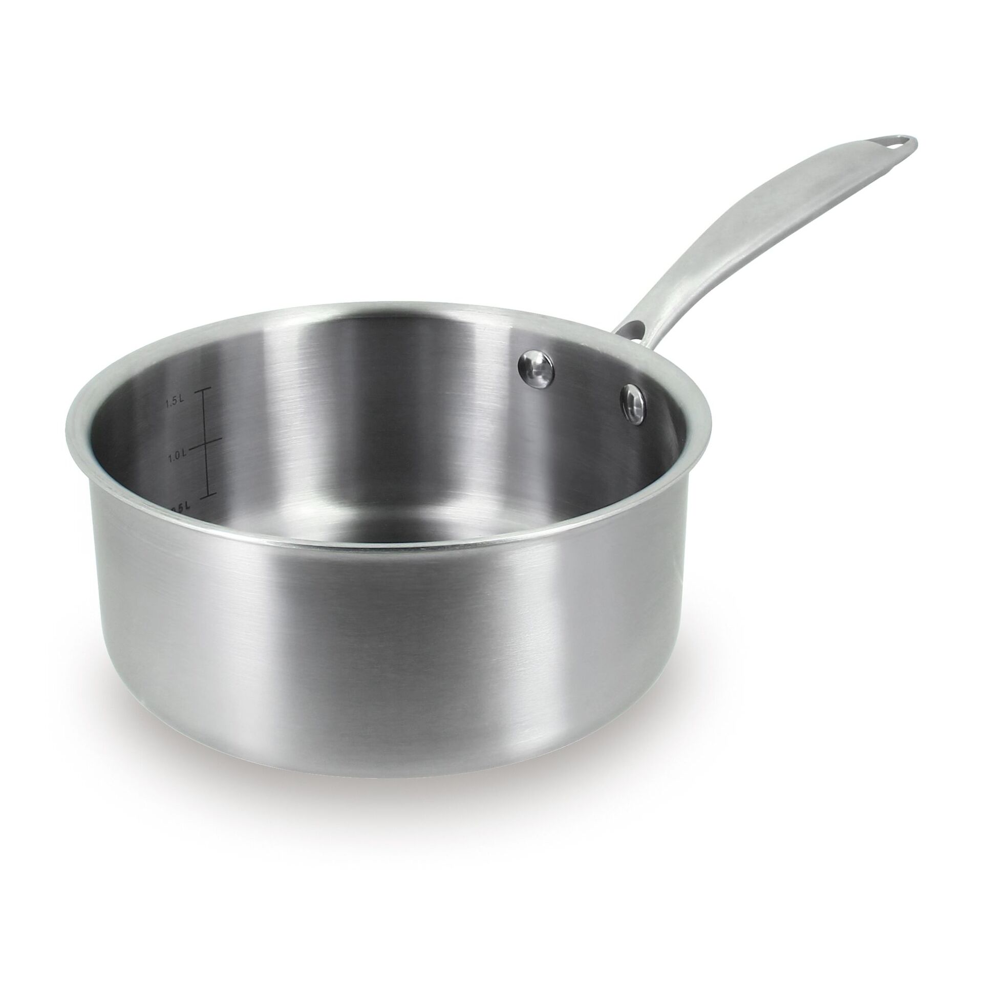 Casserole acier inoxydable 18cm - fait en France - tous feux TRIPLY