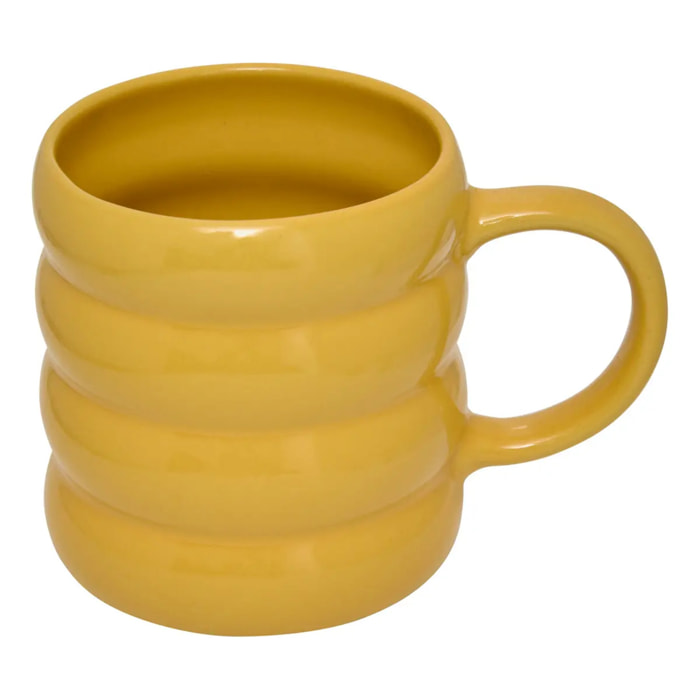 Mug à relief Poolside jaune 44cl