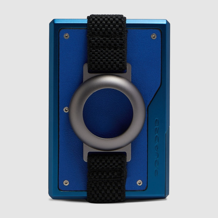Piquadro Porta AirTag® e CONEQU 4.0 con fascia elastica