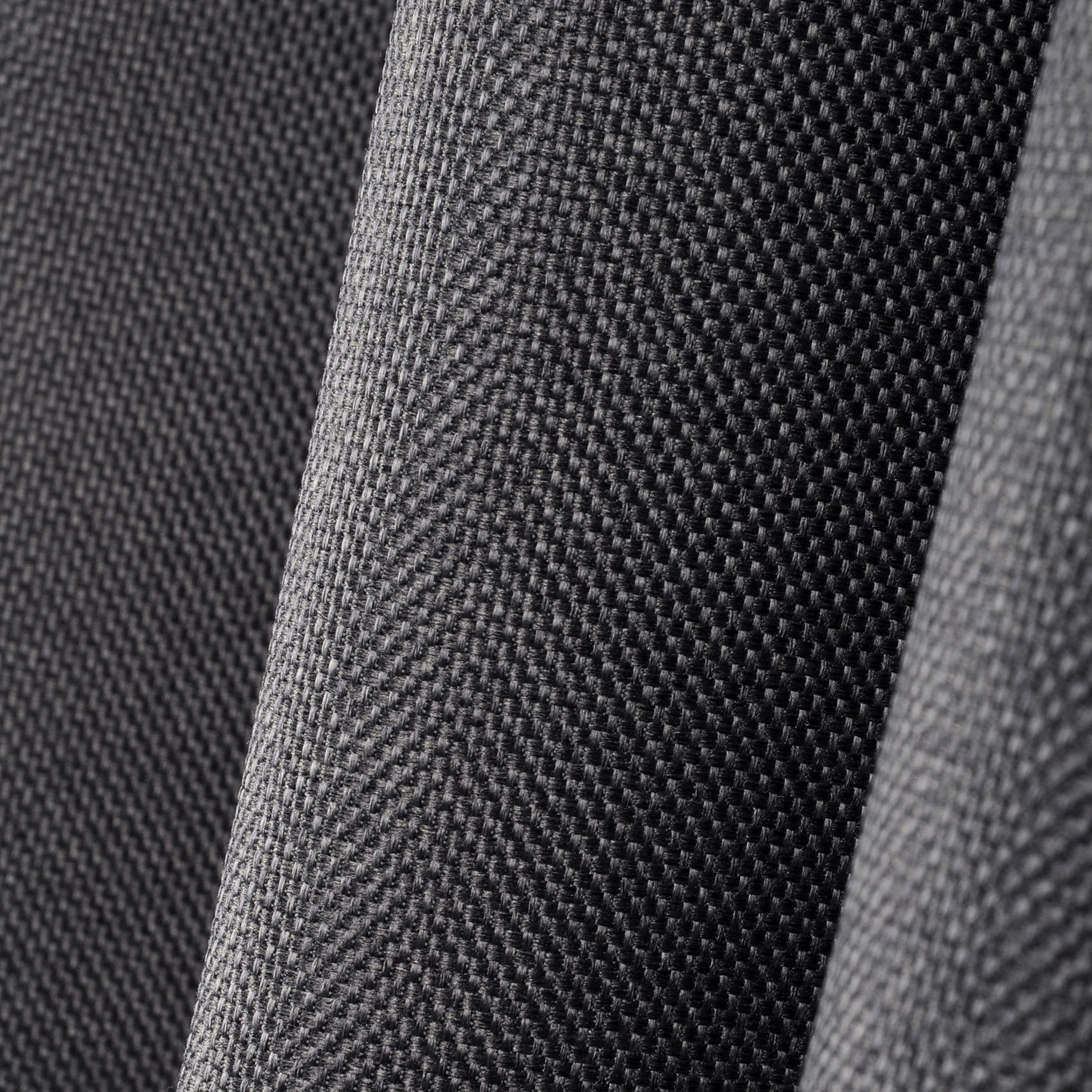 Rideau occultant uni tramé - Gris anthracite