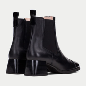 Botin Milan Negro 5 cm