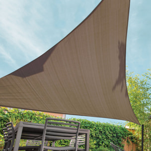 Voiles d'ombrage triangulaires - Taupe