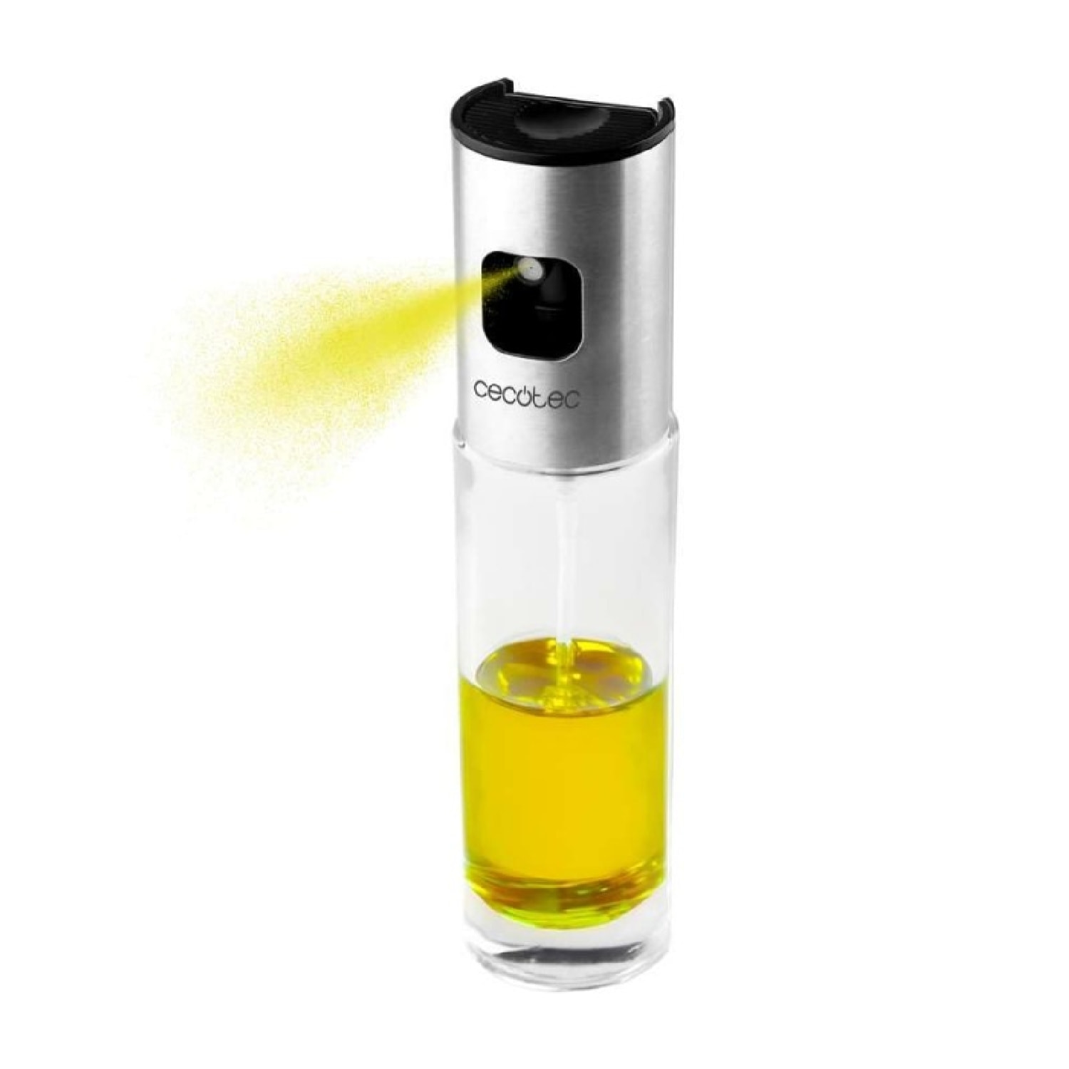 Aceitera de Spray Polka OilSpray 1000 Cecofry. Cuerpo de Vidrio Resistente y Tra