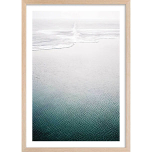 Affiche plage transsiberian 339 Affiche + cadre en bois - Chêne