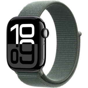 Bracelet APPLE WATCH 42mm boucle sport Sauge