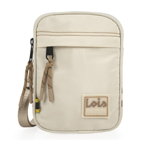 Bandolera Hombre Sintetica Lois Howson Beige