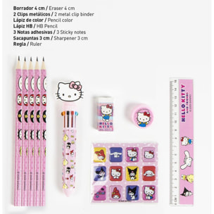 Set Papelería Escolar Eva Hello Kitty