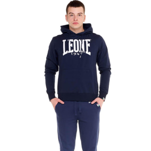 Felpa con cappuccio da uomo logo grande Basic