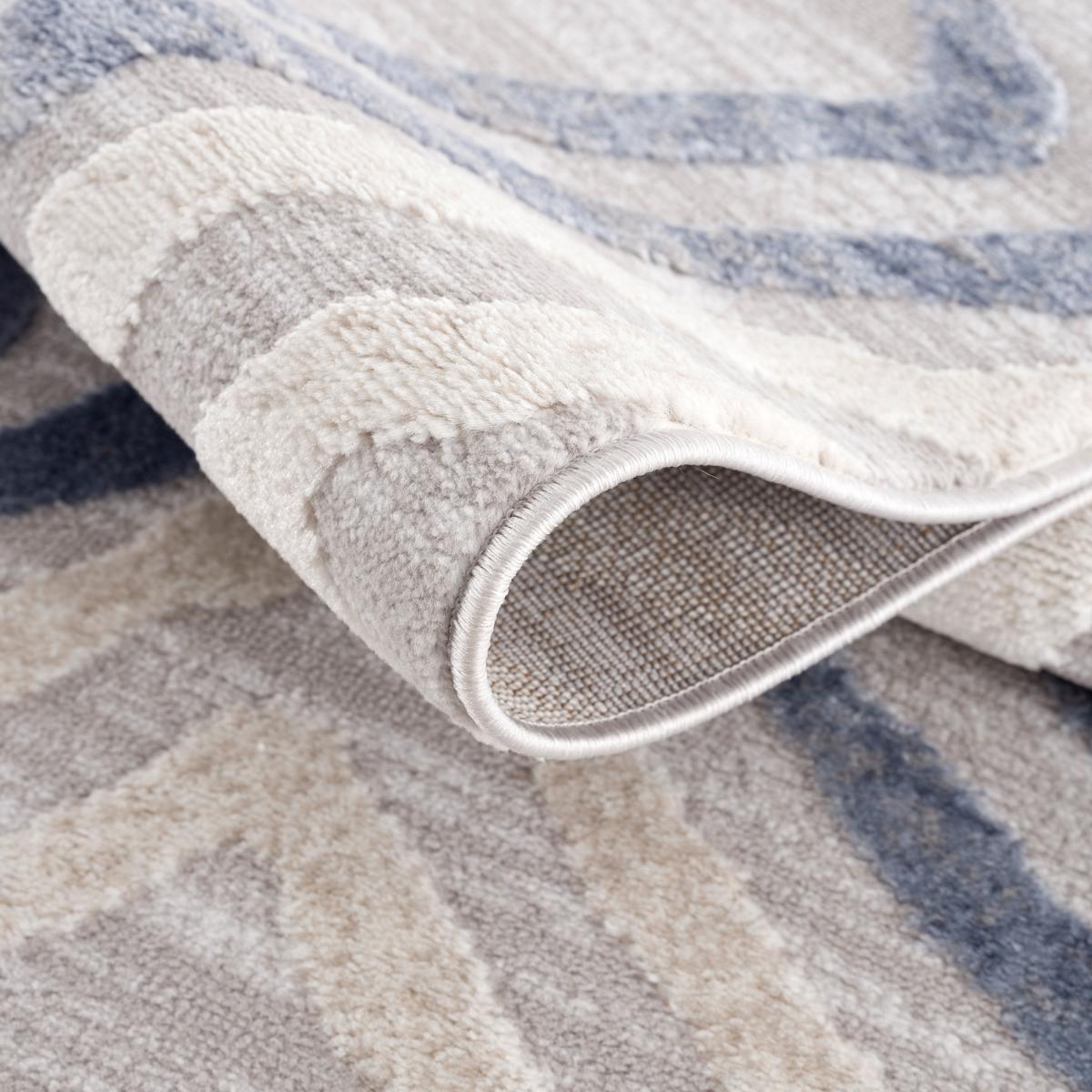 Tapis salon et chambre tissé motif géométrique SIPO