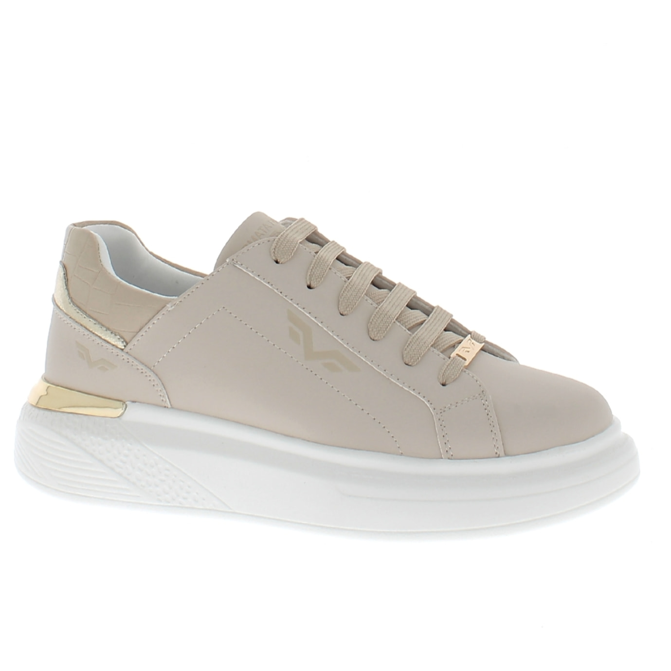 Armata di Mare Scarpe Donna Sneakers Basse con Soletta in Memory Foam AMD W42H04 Beige