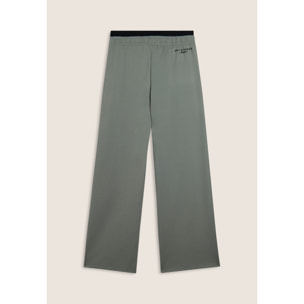 Pantaloni donna oversize con ricamo